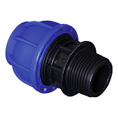 Муфта 25х1/2" НР ПНД Муфта 25х1/2" НР ПНД