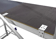 Вышка-тура 2х7 ступеней, алюминиевая, макс. нагрузка 150кг, макс. высота 3,2м Вышка-тура 2х7 ступеней, алюминиевая, макс. нагрузка 150кг, макс. высота 3,2м