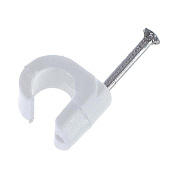  Скоба для электрокабеля  3 кругл, 50шт 