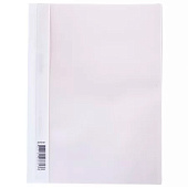 Скоросшиватель пластиковый А4 120/160 мкм Hatber белый, ASp_04300ХАТ Скоросшиватель пластиковый А4 120/160 мкм Hatber белый, ASp_04300ХАТ