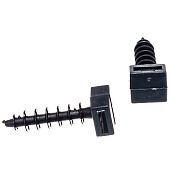  Дюбель под хомут-стяжку 6х35мм, нейлон, 100 шт, ЗУБР ДХС 