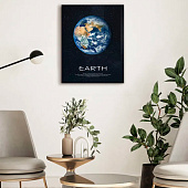 Картина стекло Земля 40х50 Картина стекло Земля 40х50