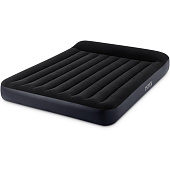 Intex Кровать надувная с подголовником КИНГ, 183x203x25см, арт.64144 Intex Кровать надувная с подголовником КИНГ, 183x203x25см, арт.64144