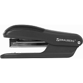  Степлер №24/6, 26/6 Brauberg "SX-39", до 25 листов, черный, 228590 