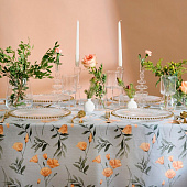 Скатерть Этель Yellow poppies 149х180 см, 100% хлопок, репс 210 г/м2 9322479 Скатерть Этель Yellow poppies 149х180 см, 100% хлопок, репс 210 г/м2 9322479