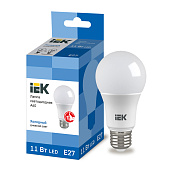  Лампа LED 11Вт Е27, груша, 6500К холодный IEK 