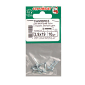 Саморезы для монт.окон оцинк.с буром 3,9х19 (10 шт)