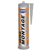 Клей KRASS Жидкие гвозди Ultramontage Универсальный белый 260мл Клей KRASS Жидкие гвозди Ultramontage Универсальный белый 260мл