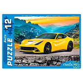 Пазлы 12 элементов Крутые автомобили П12-1555 Пазлы 12 элементов Крутые автомобили П12-1555