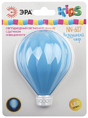 Ночник Воздушный шар LED датчик освещ 220В белый/голубой /ЭРА