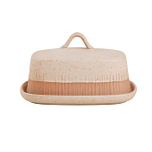 Маслёнка SL Home «Виенто» 18,5х13х10,5 см. керамика бежевая 10083995 Маслёнка SL Home «Виенто» 18,5х13х10,5 см. керамика бежевая 10083995
