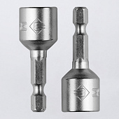 Биты с торцовой головкой, магнитные,хвостовик E 1/4", 10х45мм, 2шт/ЗУБР "МАСТЕР" Биты с торцовой головкой, магнитные,хвостовик E 1/4", 10х45мм, 2шт/ЗУБР "МАСТЕР"