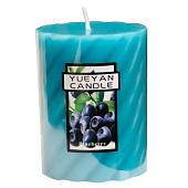 Свеча-цилиндр ароматическая витая Черника, 7,5х7,5 см, 9667635 Свеча-цилиндр ароматическая витая Черника, 7,5х7,5 см, 9667635