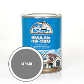 Эмаль ПФ-115М глянцевая серая Эксперт 0,8кг Эмаль ПФ-115М глянцевая серая Эксперт 0,8кг