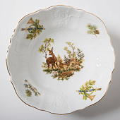  Салатник круглый 19 см Thun Bernadotte, декор "Охотничьи сюжеты" БТФ0091 