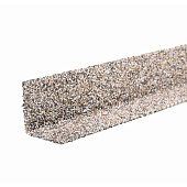  Уголок внутренний HAUBERK металлический серо-бежевый 1250мм 