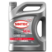  Масло моторное SINTEC Luxe 5000 п/с 5W40 SL/CF A3/В4  5л 