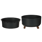 Кашпо 'Грация прайм' 2,25 л d=220мм h=125мм антрацит К1673 Кашпо 'Грация прайм' 2,25 л d=220мм h=125мм антрацит К1673