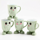 Кружка детская с крышкой, 270 мл., цвет и рисунок МИКС 3973802 Кружка детская с крышкой, 270 мл., цвет и рисунок МИКС 3973802