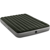 Intex Кровать надувная DOWNY BED, встроенный ножн.насос, 152x203x25см, 64763 Intex Кровать надувная DOWNY BED, встроенный ножн.насос, 152x203x25см, 64763
