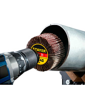 Круг шлифовальный лепестковый 50х20мм Р60 на шпильке STAYER Круг шлифовальный лепестковый 50х20мм Р60 на шпильке STAYER