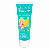 Зубная паста детская ROCS Baby Нежный уход Банановый Микс 45мл Зубная паста детская ROCS Baby Нежный уход Банановый Микс 45мл