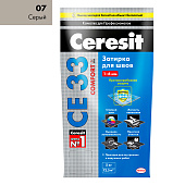  Затирка CE33 Comfort 07 серая (5кг) /Церезит 