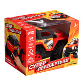 Джип-перевёртыш Автоград Внедорожник, цвет красный, 7652107 Джип-перевёртыш Автоград Внедорожник, цвет красный, 7652107