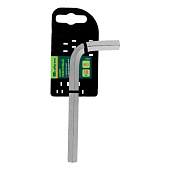 Ключ имбусовый HEX, 10мм, 45x, закаленный, никель// Сибртех Ключ имбусовый HEX, 10мм, 45x, закаленный, никель// Сибртех