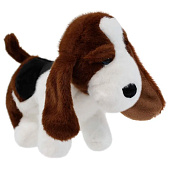  Игрушка мягкая Бигль, белый+коричневый, 150х280х180 мм, 2408289008-2 