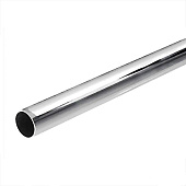  Труба 25х0,8-1,0х1000мм, хром, 1шт 