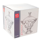  Конфетница с крышкой на ножке RCR Laurus 18 см 40392 