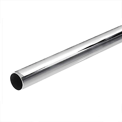 Труба 25х0,8-1,0х1000мм, хром, 1шт 