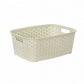 Корзина RATTAN слоновая кость 21х29х11 HL041252IV