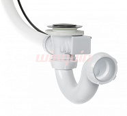 Слив-перелив для ванны 40-40/50 L700 матовый чёрный проточного типа с внешним тросиком Слив-перелив для ванны 40-40/50 L700 матовый чёрный проточного типа с внешним тросиком