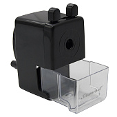 Точилка Silwerhof, с контейнером, пластиковая, черная, 194013/1192349 Точилка Silwerhof, с контейнером, пластиковая, черная, 194013/1192349