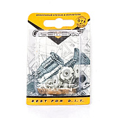 Гайка мебельная забивная М 4 белый цинк 10 шт Гайка мебельная забивная М 4 белый цинк 10 шт