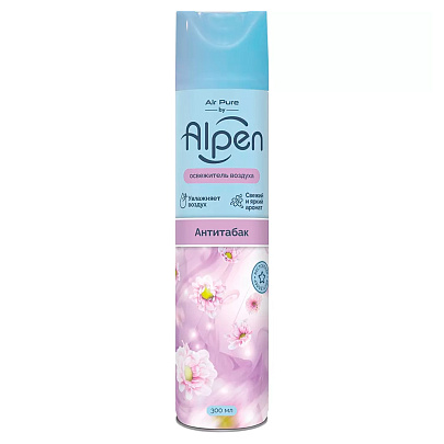  Освежитель воздуха Alpen Антитабак 300мл 