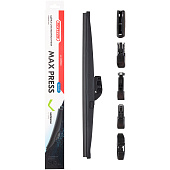 Щетка стеклоочистителя каркасная зимняя SKYWAY MAX PRESS 6 адаптеров в коробке 37,5см/15" Щетка стеклоочистителя каркасная зимняя SKYWAY MAX PRESS 6 адаптеров в коробке 37,5см/15"