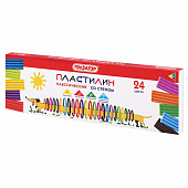 Пластилин 24 цв. классический Пифагор Веселая такса, 360 г, со стеком, 106676 Пластилин 24 цв. классический Пифагор Веселая такса, 360 г, со стеком, 106676