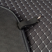  Накидки на сиденье Car Performance передние 2 шт fiberflax серые 5шт/уп CUS-1052 GY/GY 