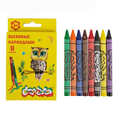  Карандаши воск.  8цв. Каляка-Маляка (24/288) /КВКМ08/ 