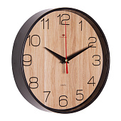  Часы Рубин Текстура дерева, d 19,5 см, 2019-002 