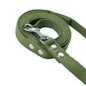  Поводок брезент 25мм длина 3 м с дополнительным хватом ZooMoDa 