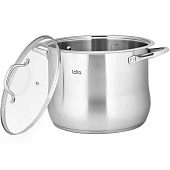 Кастрюля 8,2л 24х19см Big Size ст/кр индукция LR02-41 Кастрюля 8,2л 24х19см Big Size ст/кр индукция LR02-41