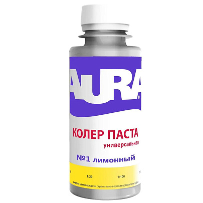 Паста универсальная Aura лимонный №1 0,1л Паста универсальная Aura лимонный №1 0,1л