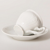  Чашка 90 мл с блюдцем 115 мм высокая Thun Bernadotte, недекорированная БТФ1032 