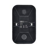 Розетка двойная накладная с заземлением, цвет сталь, IEK GLORY Розетка двойная накладная с заземлением, цвет сталь, IEK GLORY