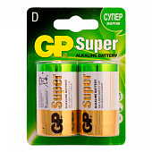 Батарейка D Alkaline LR20 ,2шт, GP Super Батарейка D Alkaline LR20 ,2шт, GP Super