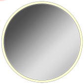 Зеркало с LED подсветкой Moon 72 white с теплой подсветкой без кнопки Sansa SMo1047Z Домино Зеркало с LED подсветкой Moon 72 white с теплой подсветкой без кнопки Sansa SMo1047Z Домино